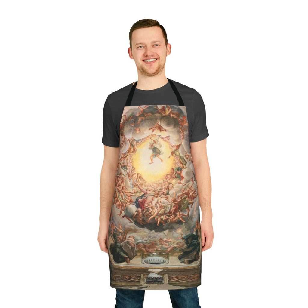 Apron featuring the iconic Sistine Chapel ceiling mural by Michelangelo