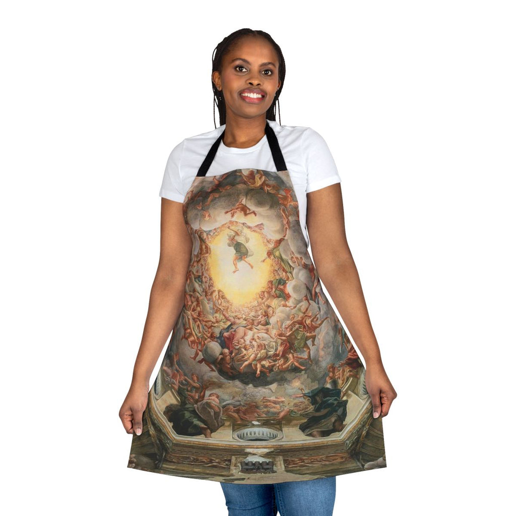 Apron featuring the iconic Sistine Chapel ceiling mural by Michelangelo