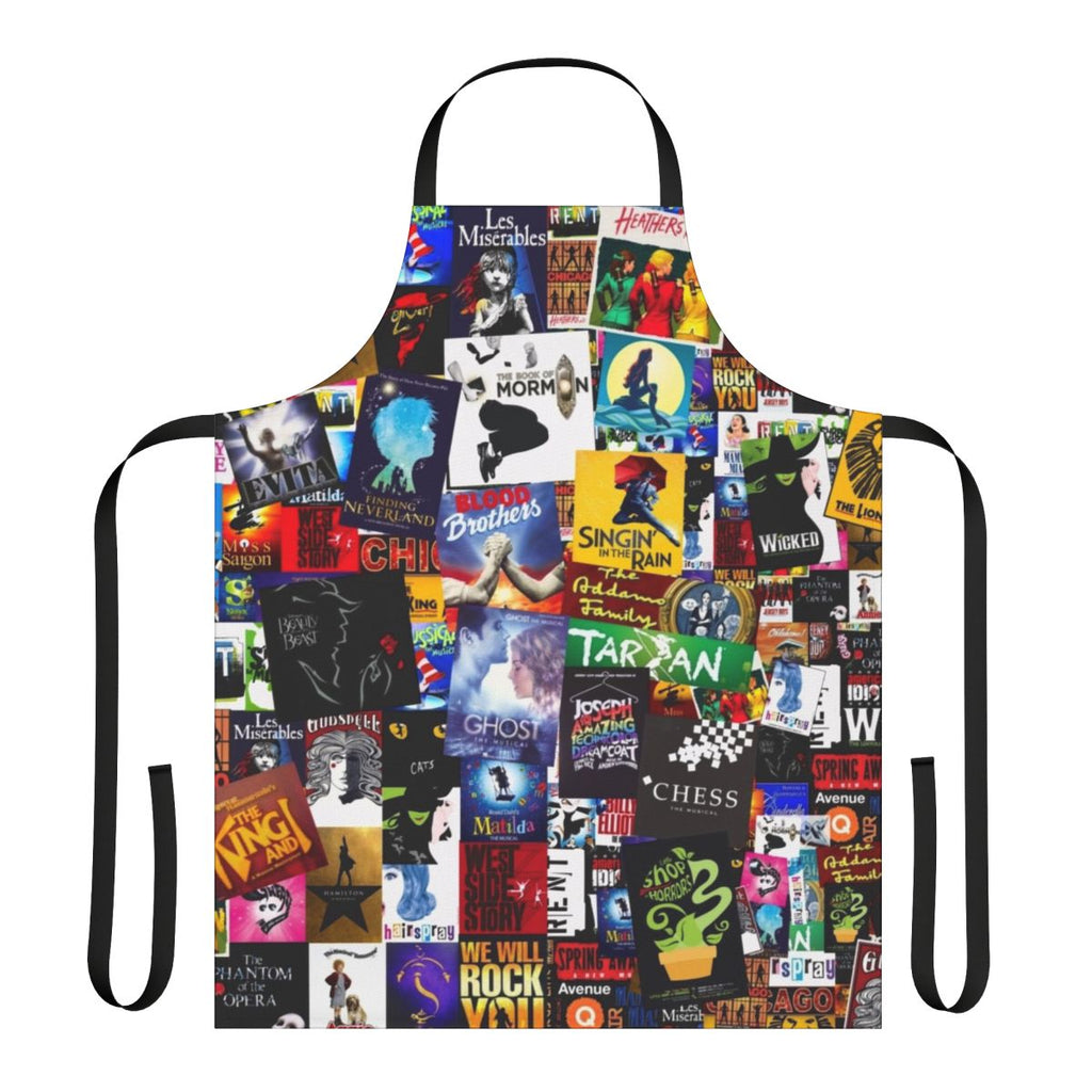 Musicals Collage IV Original Apron with vibrant theatre-inspired design