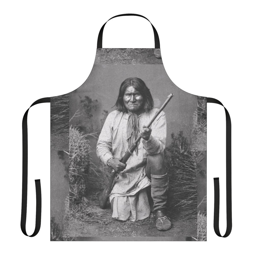 Colorful and stylish native american-inspired apron with tribal patterns