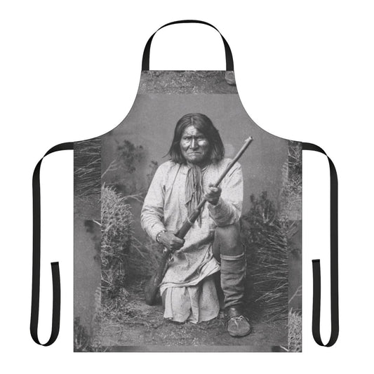 Colorful and stylish native american-inspired apron with tribal patterns