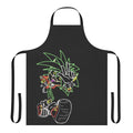 Neon-colored apron featuring Sonic the Hedgehog's brother Manic in a punk-inspired design