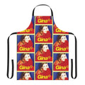 Colorful Ooh Aah apron celebrating Eurovision, LGBTQ+ pride, and 90s pop culture