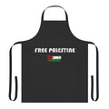 Colorful apron featuring the Palestinian flag and solidarity design