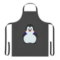 Penguin apron with colorful, abstract legendary animal artwork