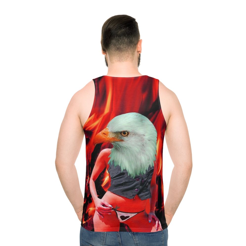 Vibrant phoenix unisex tank top