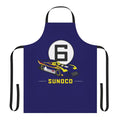 Colorful Porsche 917 inspired apron with vintage racing design