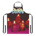 Vibrant retro music-inspired apron with bold colors and design