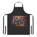 Colorful and groovy Soul Train inspired apron with vibrant retro 70s and 80s design