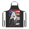 Salsa music themed apron with Hector Lavoe, Celia Cruz, and Jose Feliciano