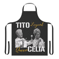 Salsa Music Lover's Apron Featuring Celia Cruz and Tito Puente