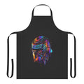 Colorful apron with sci-fi and galaxy design