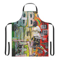 Vibrant collage design featuring a soccer legend in reggae-inspired colors and styles