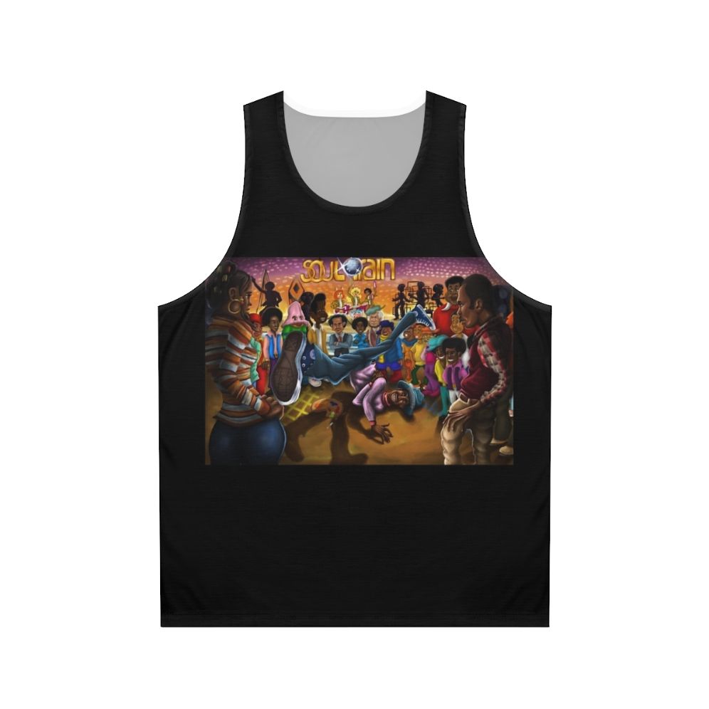 Vibrant Soul Train Retro Unisex Tank Top