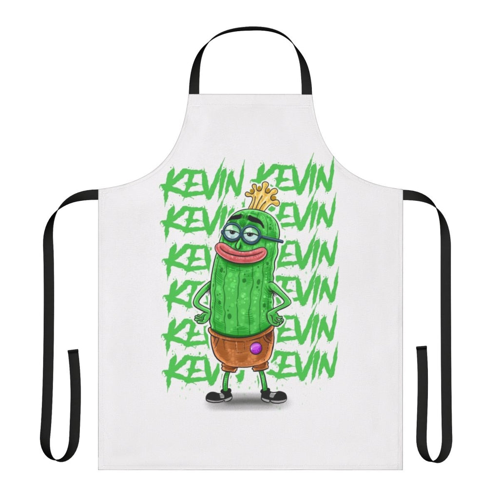 Colorful Spongebob-themed apron featuring the show's iconic characters
