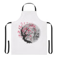 Colorful apron featuring a beautiful spring cherry blossom design from Japan