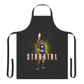 Colorful apron featuring the iconic Stargirl superhero design