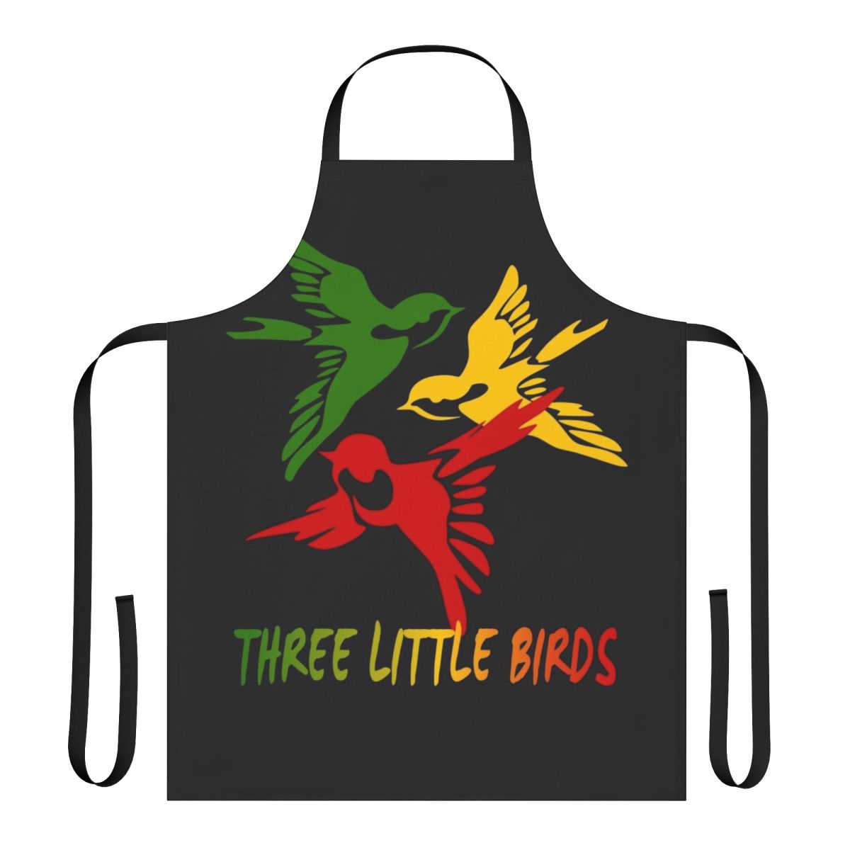 Colorful Three Little Birds Inspired Apron
