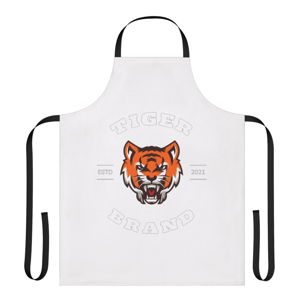 Colorful tiger-patterned cotton apron
