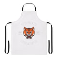 Colorful tiger-patterned cotton apron