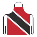Vibrant Trinidad and Tobago flag printed on a high-quality apron