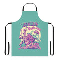 Colorful apron featuring various vegetables in a whimsical Japanese-inspired design