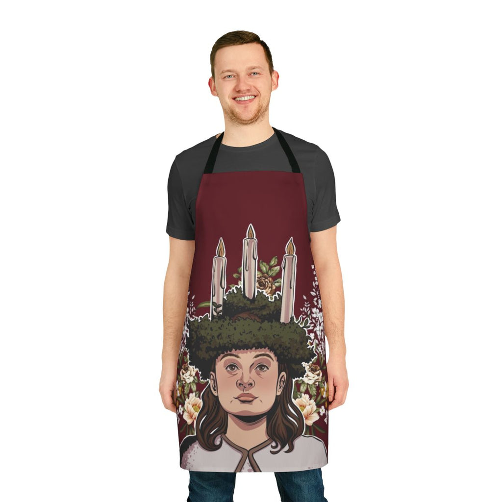 Stylish young royals fan art apron featuring the characters from the Netflix series