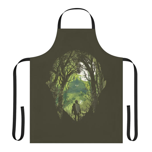 Video game themed apron with retro video game art