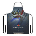 Poster Corki-themed apron for video game enthusiasts and home cooks
