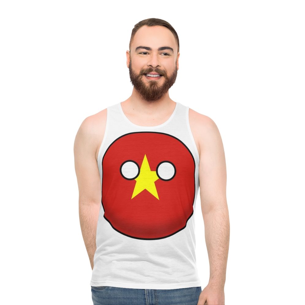 Vietnam Countryball Unisex Tank Top