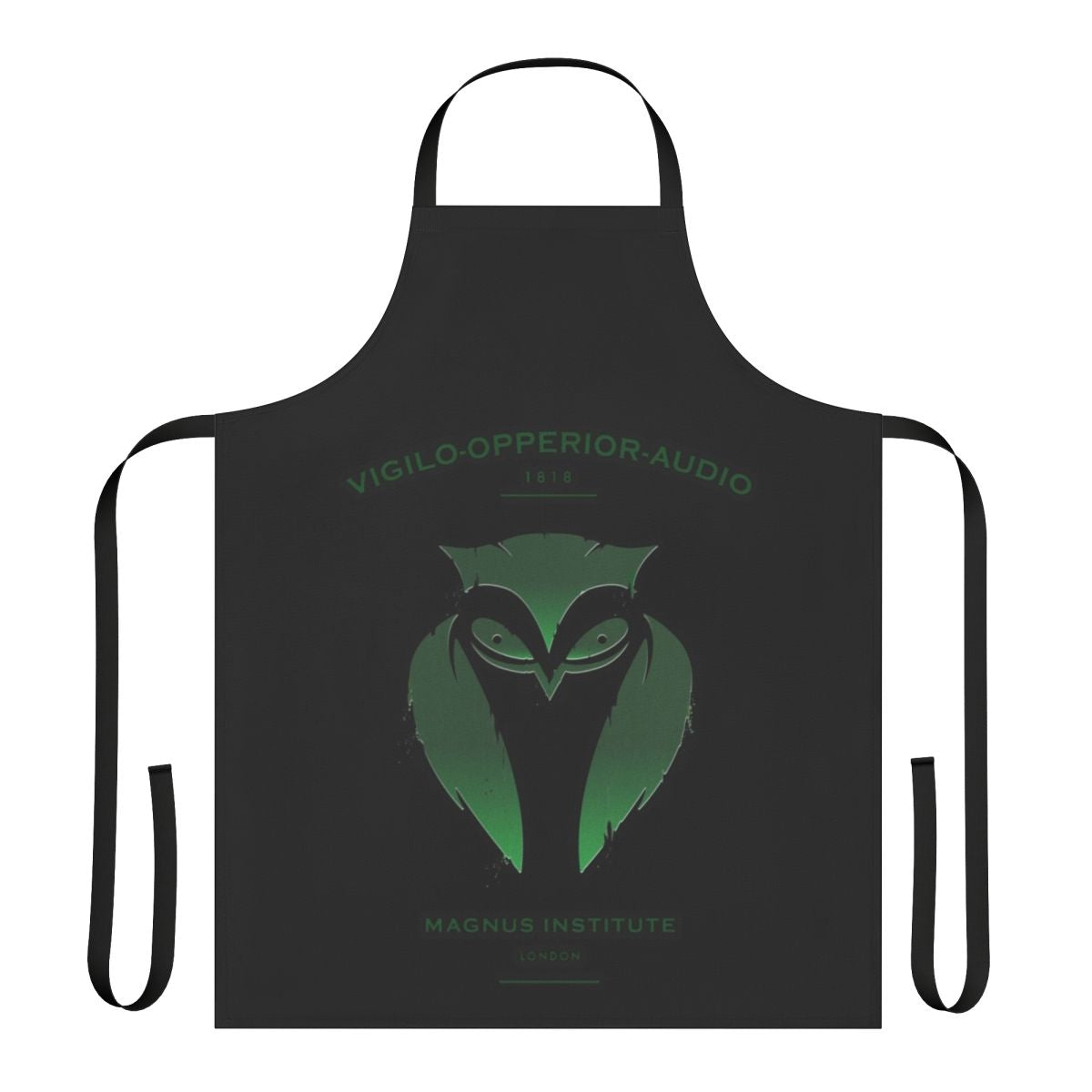 Vigil Apron with Mysterious Owl Shield Emblem