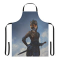 Vigilant Warrior Apron with Sword and Armor for Female Anthro Canines