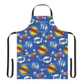 Villanelle-inspired pajama design apron with Killing Eve themes