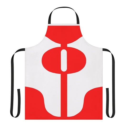 Viltrumite-inspired superhero suit apron with Omni Man design