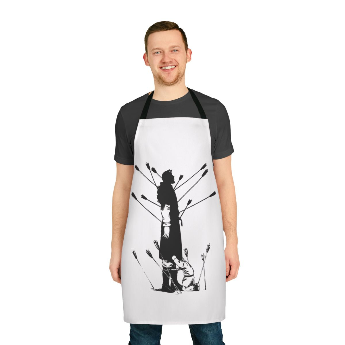 Vinland Saga inspired apron featuring characters and themes from the popular anime and manga series
