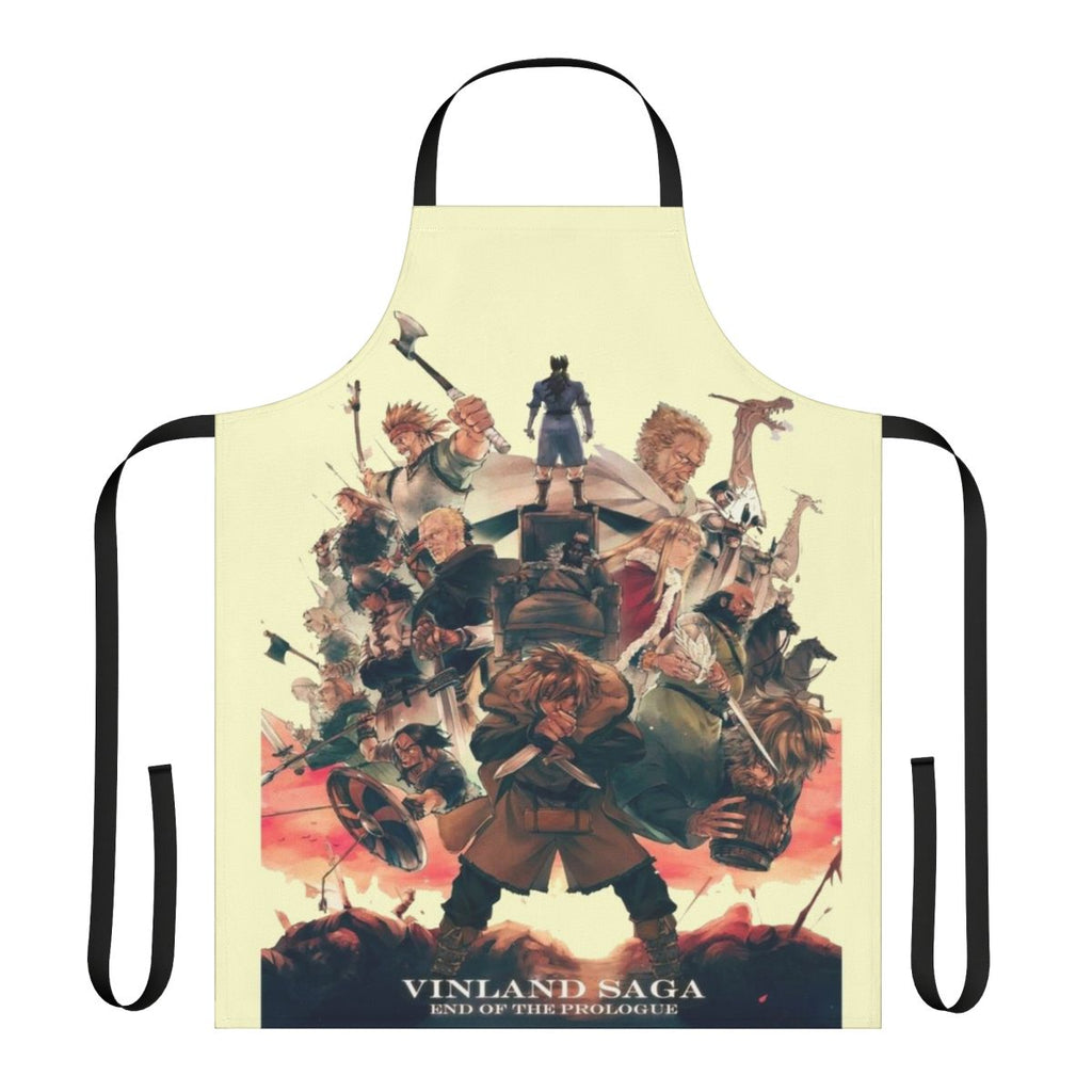 Vinland Saga inspired apron featuring characters from the popular anime series