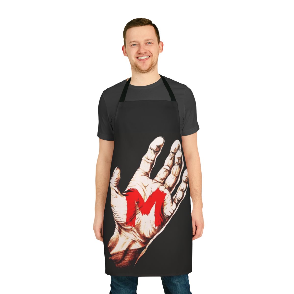 Vintage 1931 German classic mystery horror movie-inspired apron