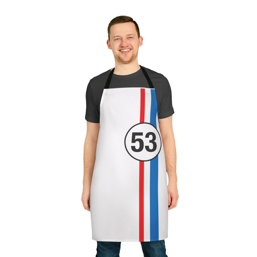 Vintage 1953 Volkswagen Beetle inspired retro apron