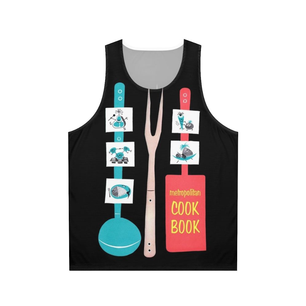 Vintage 1955 Metropolitan Cookbook Unisex Tank Top