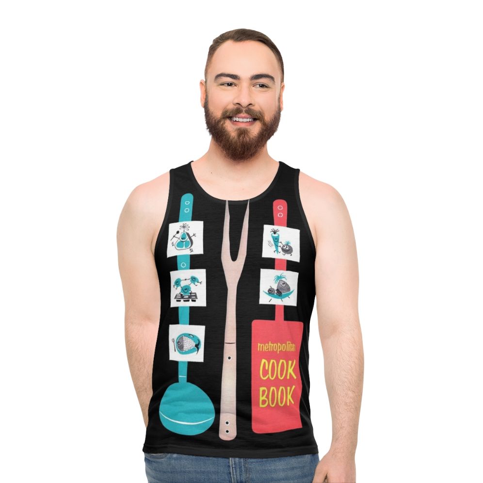 Vintage 1955 Metropolitan Cookbook Unisex Tank Top