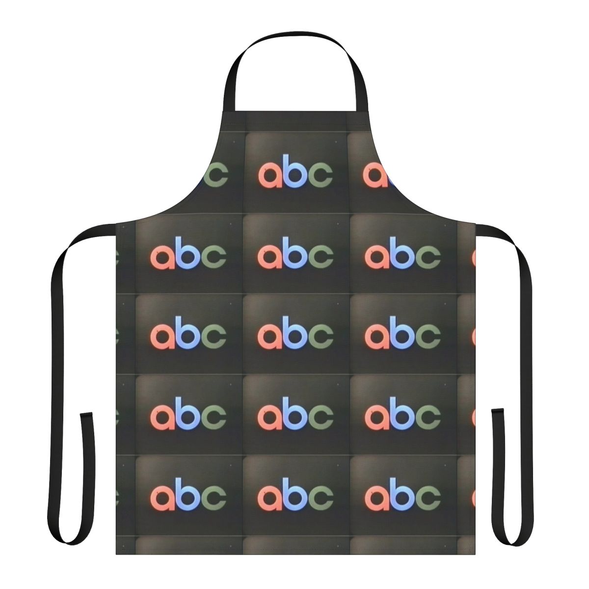 Vintage-style apron featuring a classic 1960s ABC network logo