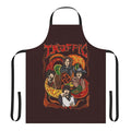 Vintage 1960s psychedelic rock inspired apron featuring the iconic Traffic band