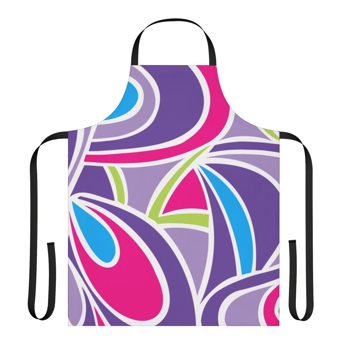 Vintage 1990s purple apron inspired by Barbie doll fashion