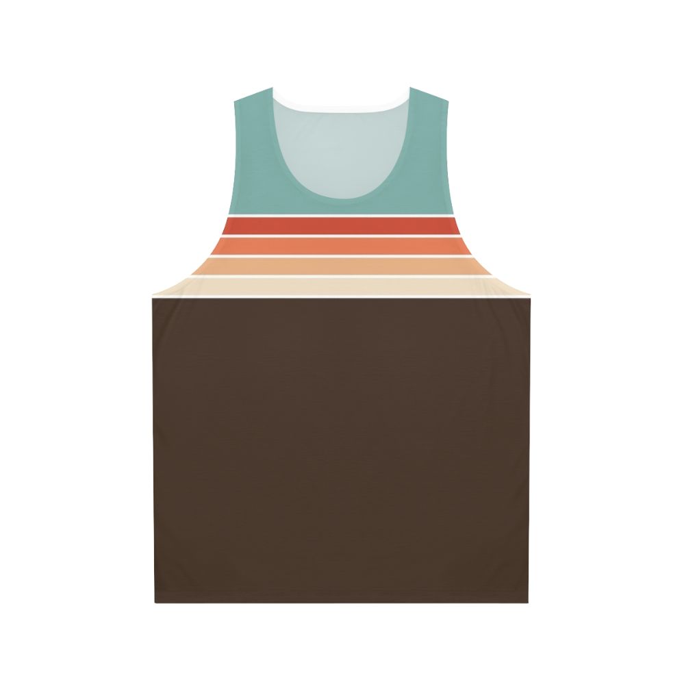 Vintage 70s retro stripes unisex tank top