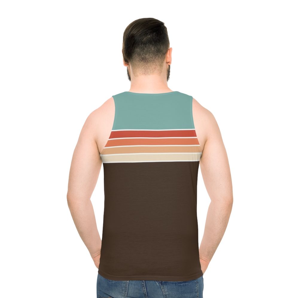 Vintage 70s retro stripes unisex tank top