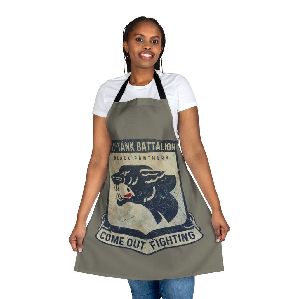 Vintage 761 Tank Battalion Military Emblem Apron