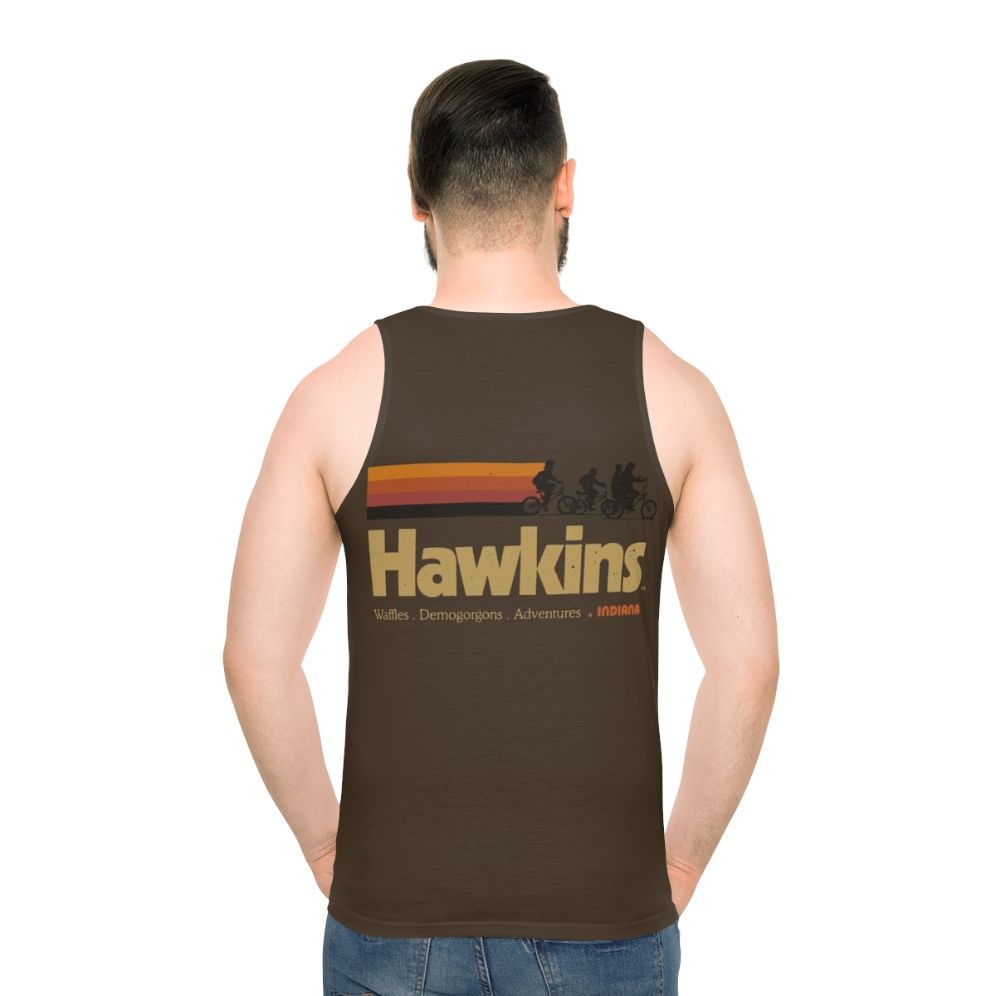 Vintage '80s "Stranger Things" Hawkins Indiana Unisex Tank Top