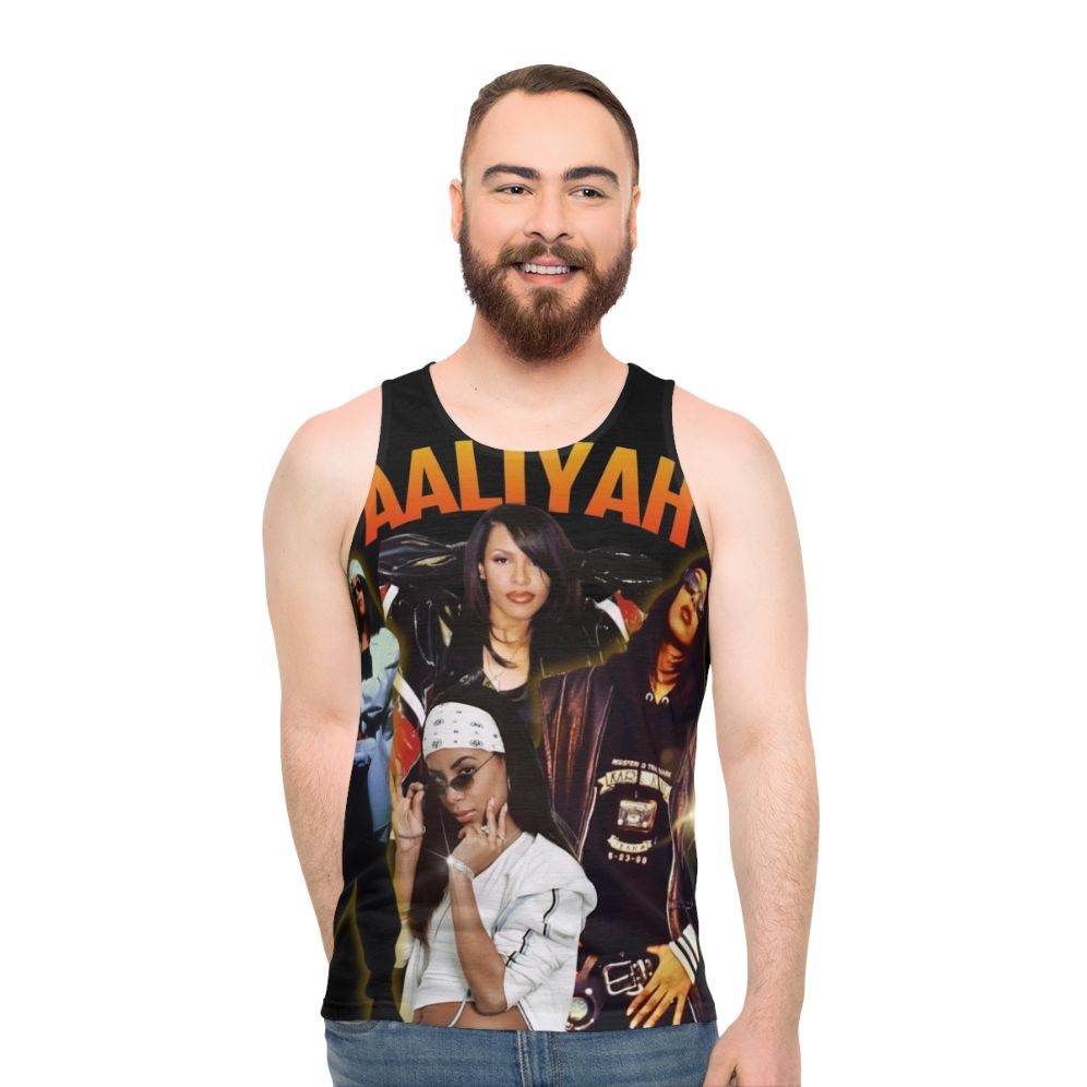 Vintage 90s Aaliyah inspired unisex tank top