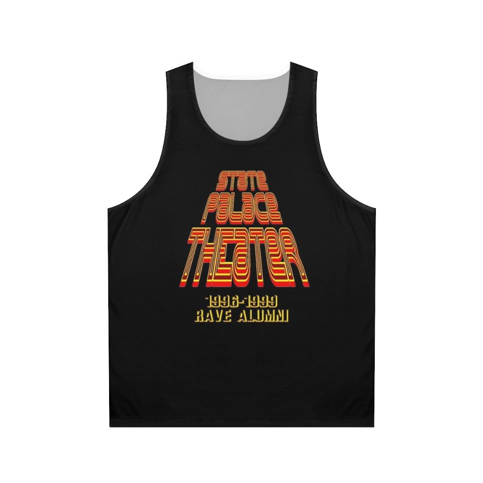 Vintage 90s rave tank top with State Palace Theater design