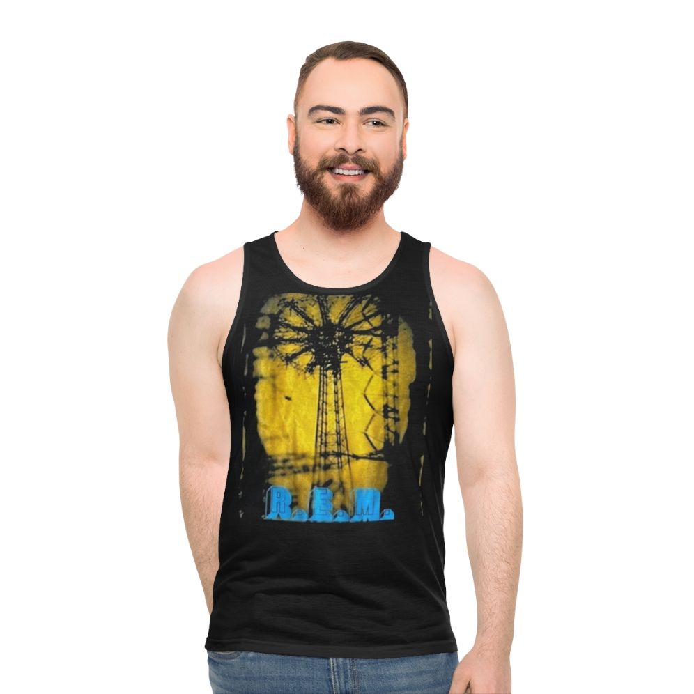 Vintage 90s REM Rock Band Concert Unisex Tank Top